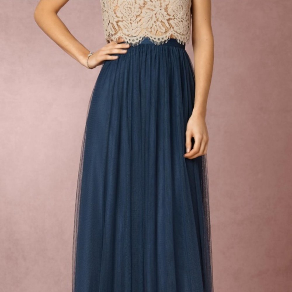 Jenny Yoo Collection Louise Tulle Maxi Skirt - Size 6